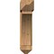 Ekena Millwork Thorton Arts and Crafts Rough Sawn Bracket w/ Offset Brace, Western Red Cedar, 8"W x 30"D x 34"H BKT0806X30X34THR03RWR - alternate 4